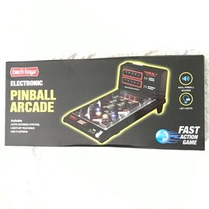 NEW Tech Toyz Electronic Tabletop Pinball Arcade Machine Galactic Edition Space